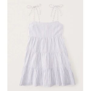 Abercrombie & Fitch Blue and White Striped Dress